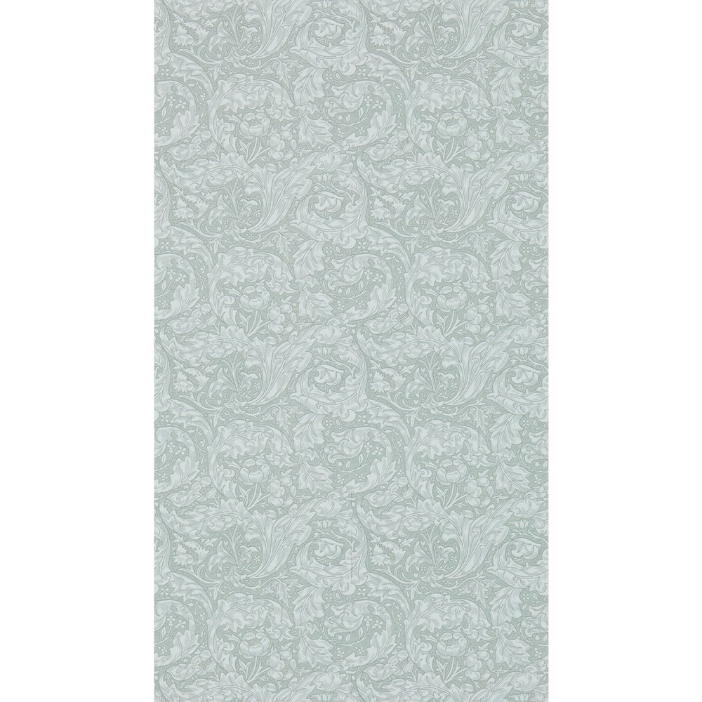 Bachelors Button Wallpaper 214735 by Morris & Co in Silver Grey